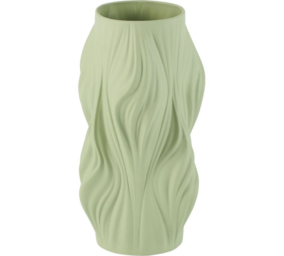 Изображение товара Ваза GIPFEL ALMA 19x35 см. Материал: фарфор. Цвет: зеленый. 43120