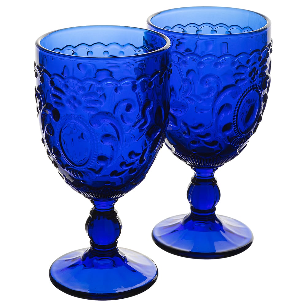 Изображение товара Набор бокалов для вина GIPFEL ONTARIO 2 шт 350 мл синий