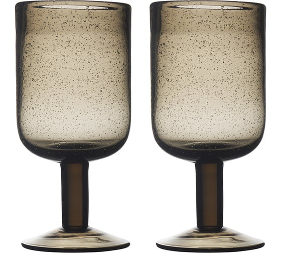 Изображение товара Набор бокалов для вина Liberty Jones Flowi 410 мл, серые, 2 шт. LJ0000212