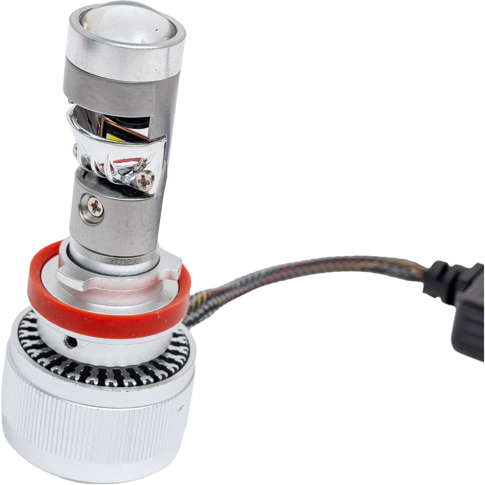 Изображение товара Комплект светодиодных линз Clearlight Н11 MINI PRO 50 радиатор 4300K, 2 шт