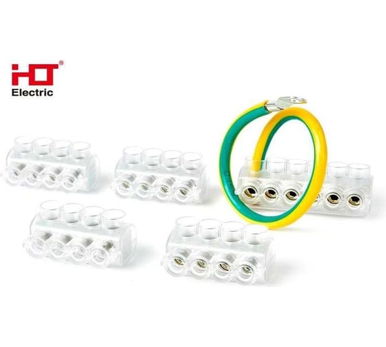 Изображение товара Набор клемм для сетей уличного освещения HLT КК-2 4xКЕ10.1+1хКЕ10.3 (Al 10-35мм/Cu 1.5-25мм) 081-38-006