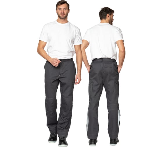 Изображение товара Брюки мужские летние Прабо " Эко-Труд" т.серый р-р 52-54/182-188 47473