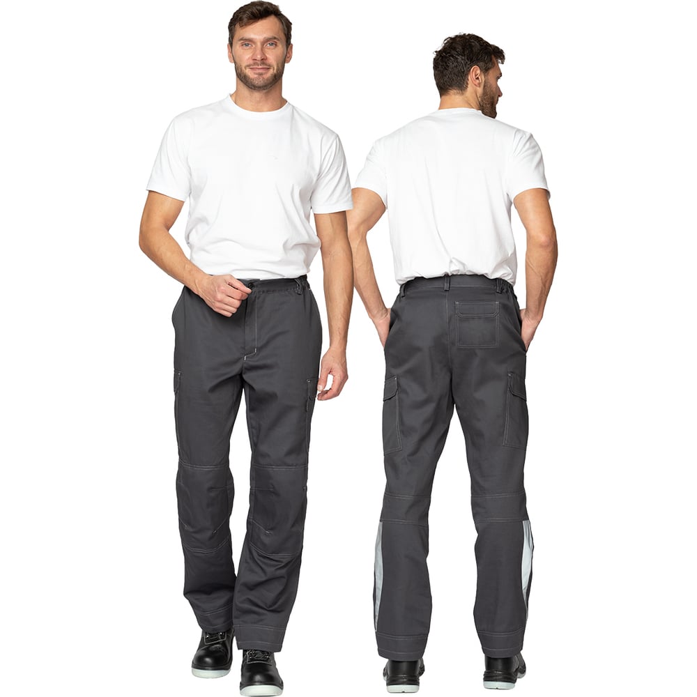 Изображение товара Мужские летние брюки Прабо Эко-Труд темно-серые 44-46/182-188