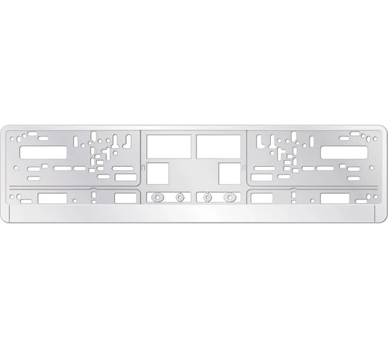 Изображение товара Рамка под номерной знак AVS белая RN-14 A78563S