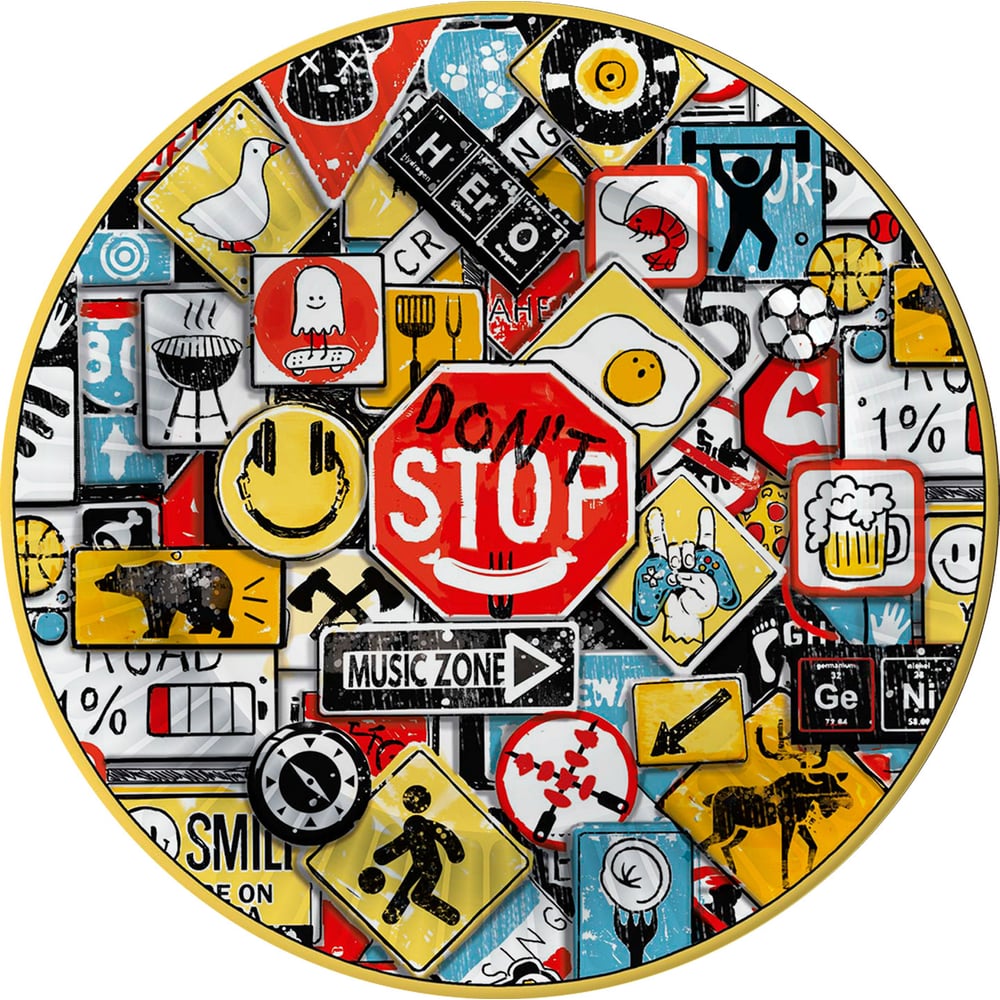 Изображение товара Набор бумажных тарелок ND Play Знаки яркие в т/у пленке, 6 шт, 230 мм 308700