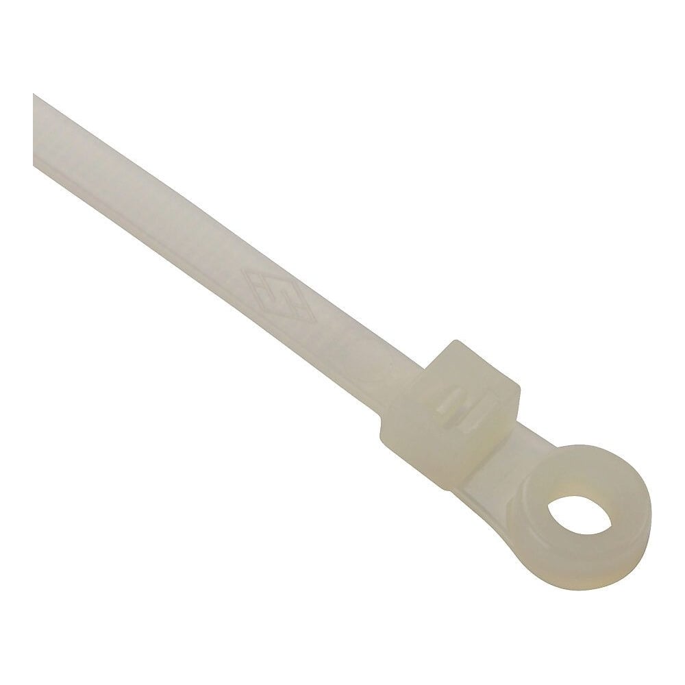 Изображение товара Стяжки с монтажным отверстием SapiSelco 110x2.5 мм белые