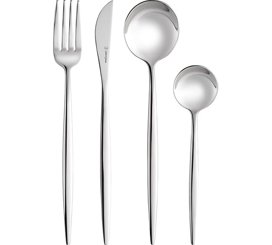 Изображение товара Набор столовых приборов Liberty Jones Globe серебристые, 16 предметов LJ0000204