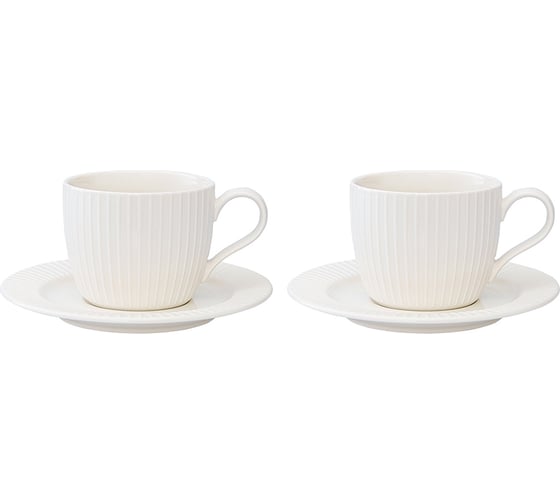 Изображение товара Набор чайных пар Liberty Jones Soft Ripples Dual Glazing, 250 мл, 2 шт. LJ000011