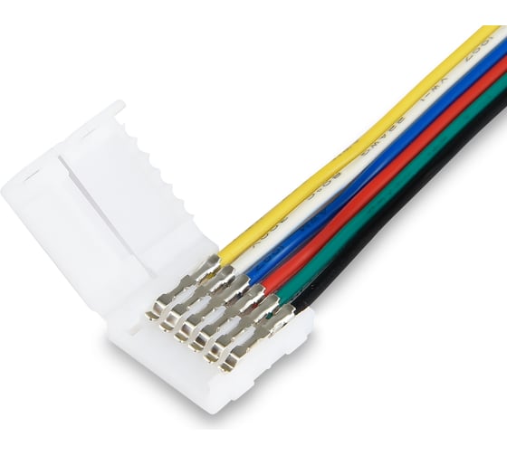 Изображение товара Соединитель гибкий односторонний Ambrella Light для светодиодной ленты 5050 12/24V (6 конт.) ILLUMINATION GS7351