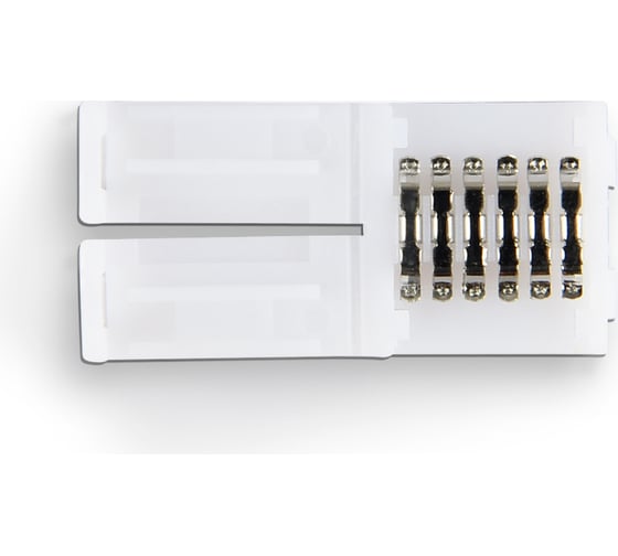 Изображение товара Соединитель прямой Ambrella Light для светодиодной ленты 5050 12/24V (6 конт.) ILLUMINATION GS6301