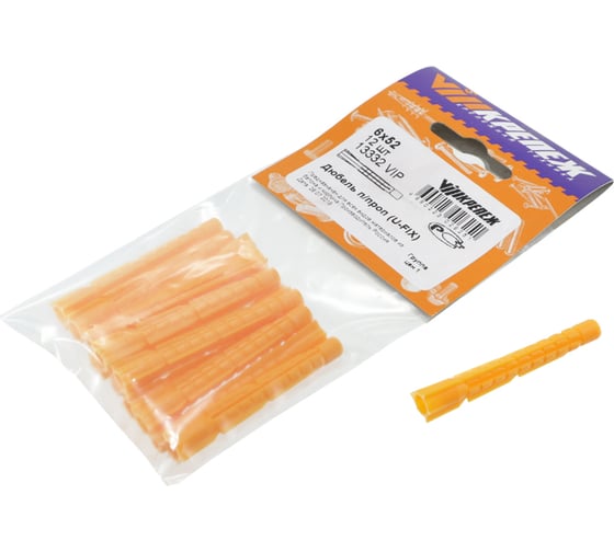 Изображение товара Дюбель VIPкрепеж U-FIX 6/52 12шт 13332 VIP