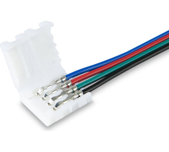 Изображение товара Соединитель гибкий двухсторонний Ambrella Light для светодиодной ленты 5050 12/24V (4 конт.) ILLUMINATION GS7751