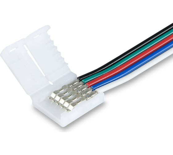 Изображение товара Соединитель гибкий односторонний Ambrella Light для светодиодной ленты 5050 12/24V (5 конт.) ILLUMINATION GS7301