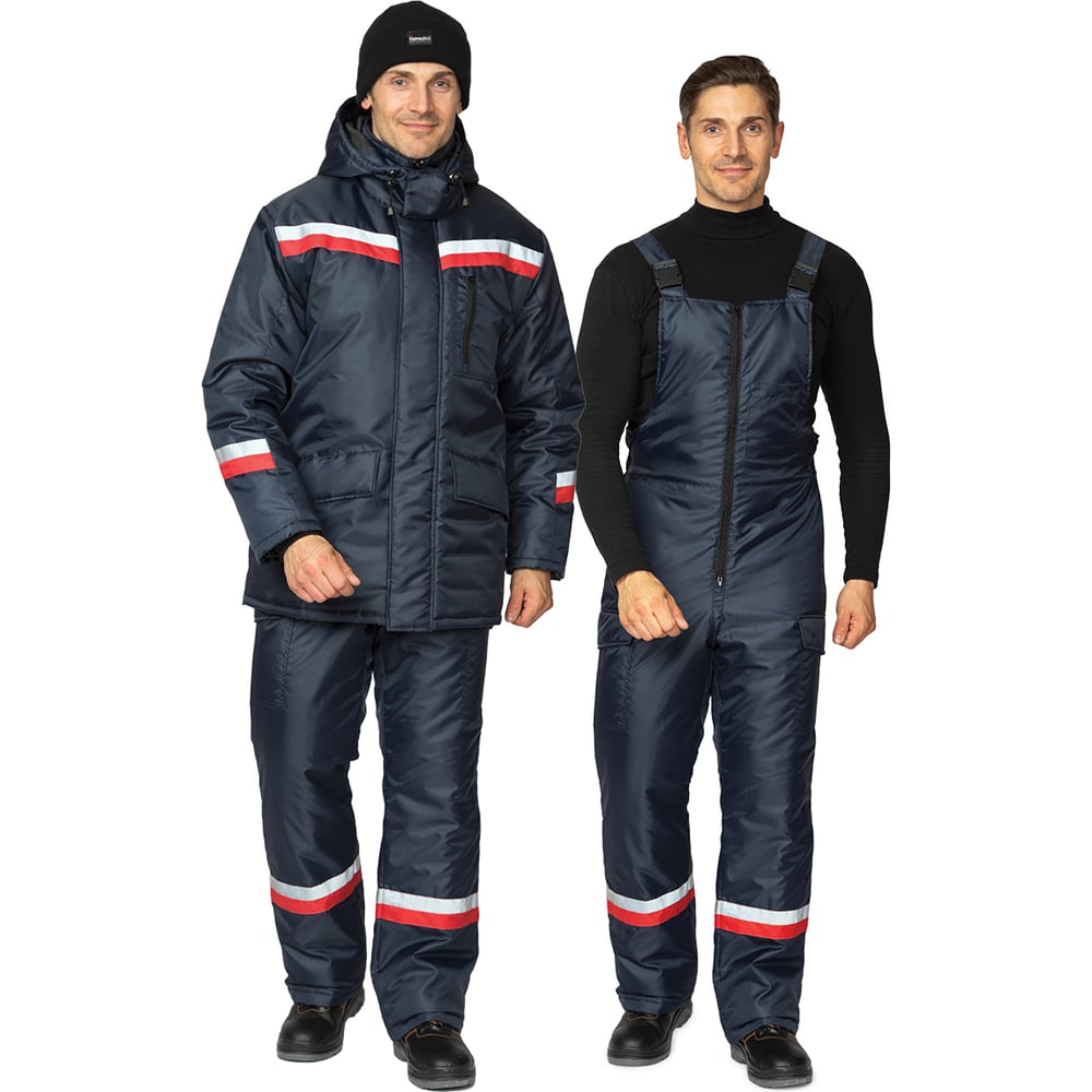 Изображение товара Костюм мужской утепленный Прабо 'Тренд' темно-синий/красный