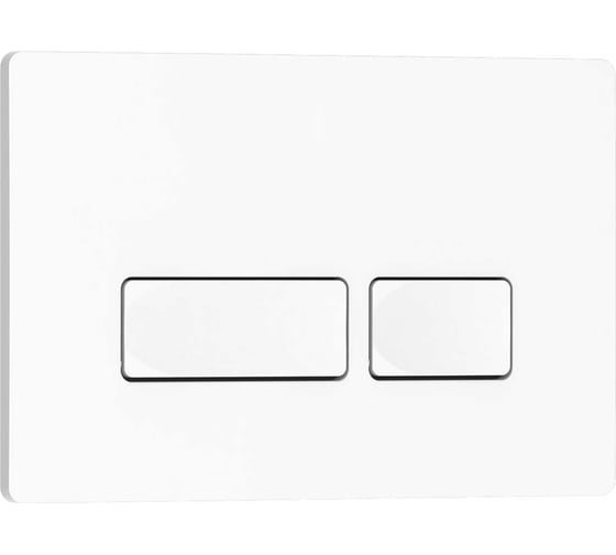 Изображение товара Клавиша смыва Iberica Blanca ESTI-R 246x165 мм, белый глянцевый, пластик IB.B021.001.000