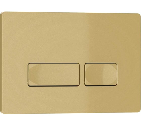 Изображение товара Клавиша смыва Iberica Blanca ESTI-R 246x165 мм, золото матовое, пластик IB.B021.005.000