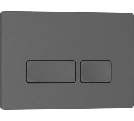 Изображение товара Клавиша смыва Iberica Blanca ESTI-R 246x165 мм, серый/графит матовый, пластик IB.B021.008.000