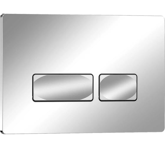 Изображение товара Клавиша смыва Iberica Blanca ESTI-R 246x165 мм, хром глянцевый, пластик IB.B021.003.002