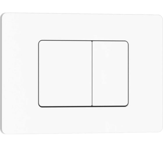 Изображение товара Клавиша смыва Iberica Blanca INOX-C 246x165 мм, белый матовый, нержавеющая сталь IB.B011.001.000