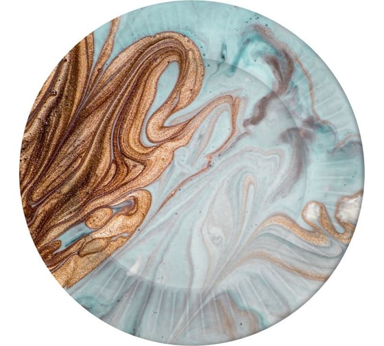 Изображение товара Набор бумажных тарелок ND Play Смола серая, 6 шт, 180 мм 308351