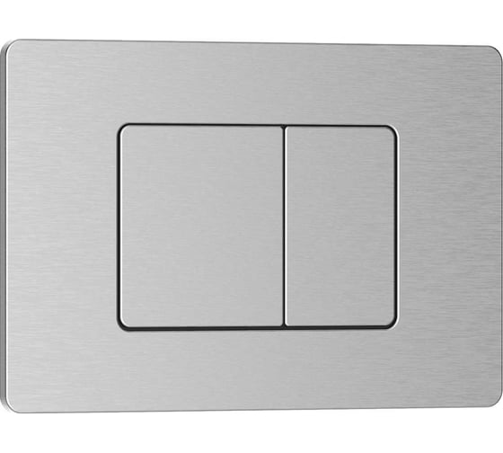 Изображение товара Клавиша смыва Iberica Blanca INOX-C 246x165 мм, хром матовый, нержавеющая сталь IB.B011.003.002