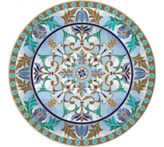 Изображение товара Набор бумажных тарелок ND Play Яблоневый цвет, 6 шт, 180 мм 308373