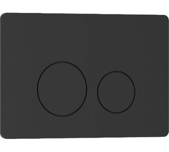 Изображение товара Клавиша смыва Iberica Blanca INOX-O 246x165 мм, черный матовый, нержавеющая сталь IB.B081.002.003