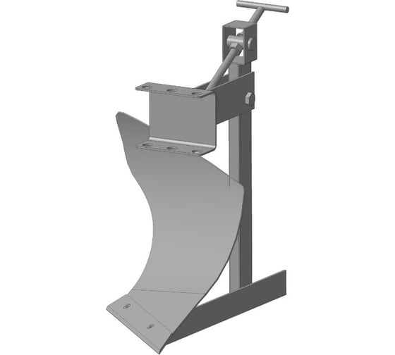 Изображение товара Плуг средний стойка труба 20x40 мм, высота 400 мм, ширина захвата 200 мм, со сцепкой ECO 01.04.15 10.500.200