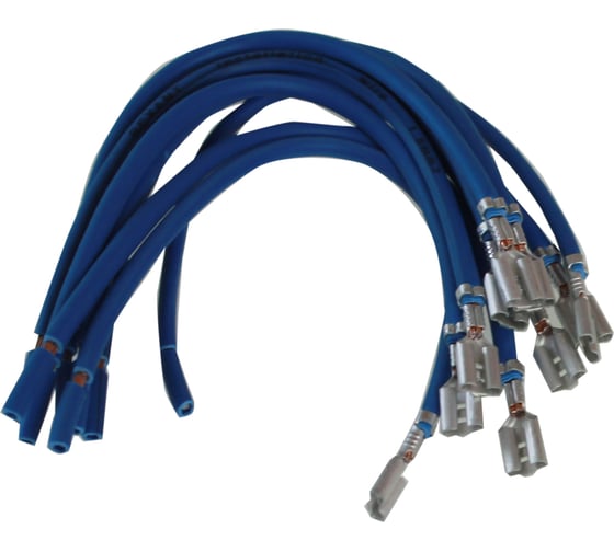 Изображение товара Клемма электропроводки Nord-Yada мама 4,8мм наружная луженая с проводом 1,5 мм TM Nord YADA 10шт в упаковке 909598