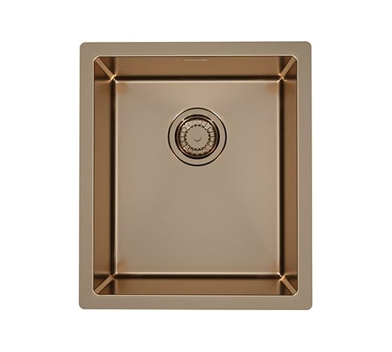 Изображение товара Мойка ALVEUS QUADRIx MONARCH 20 COPPER 390x450x200 в комплекте с выпуском, без сифона 1122688