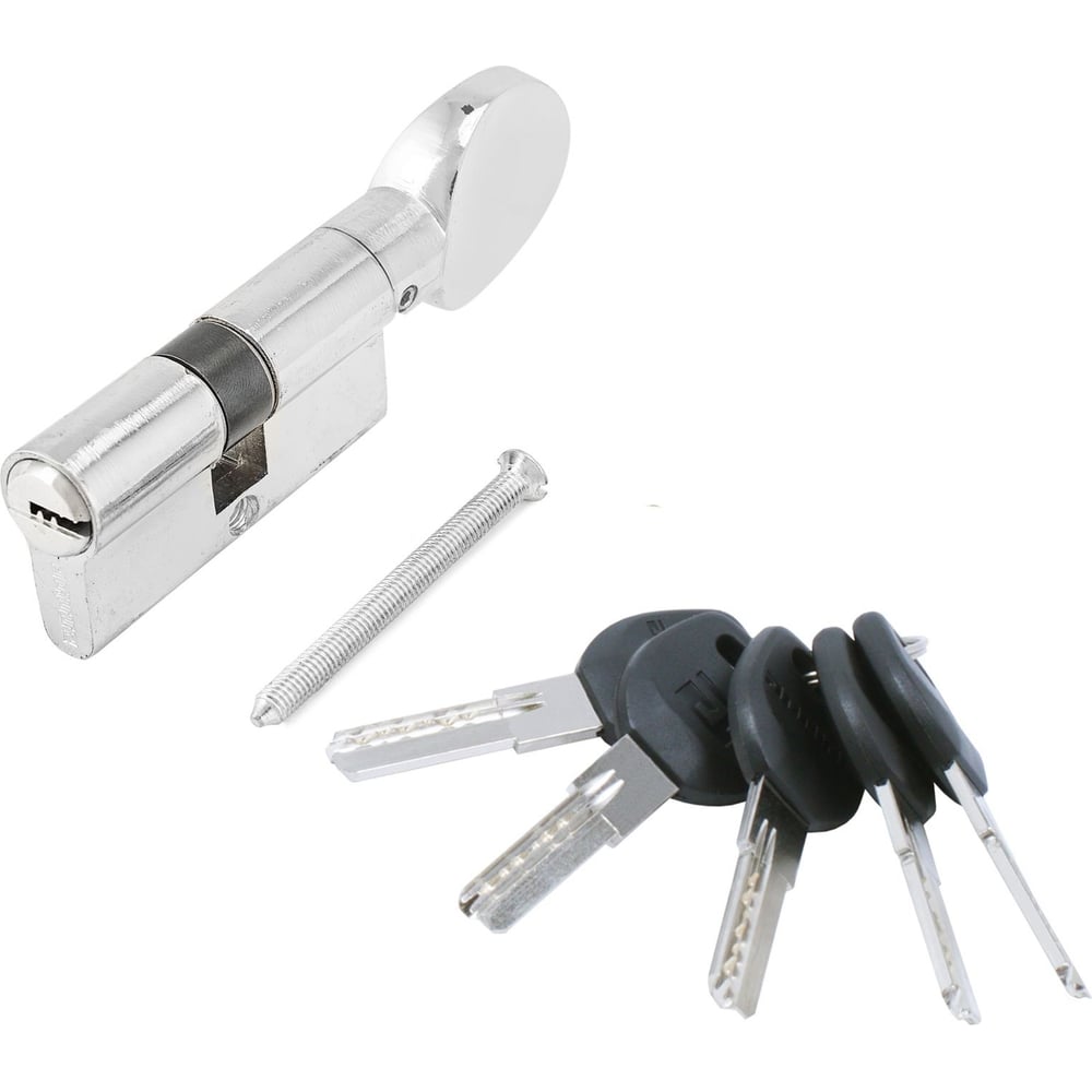 Изображение товара Цилиндровый механизм Аллюр HD FG 60-5К CP 30x30G хром перфорированный