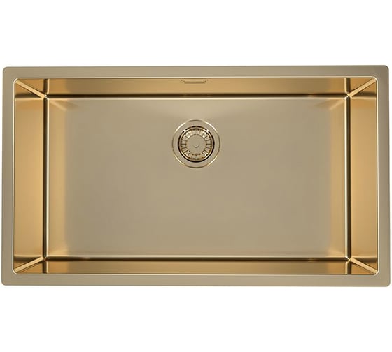 Изображение товара Мойка ALVEUS QUADRIx MONARCH 60 BRONZE 740x400x200 в комплекте с выпуском, без сифона 1117479
