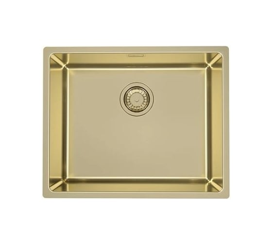 Изображение товара Мойка ALVEUS KOMBINO 50 MONARCH GOLD SAT-90 542x442x195 F/S в комплекте с выпуском, без сифона 1120902