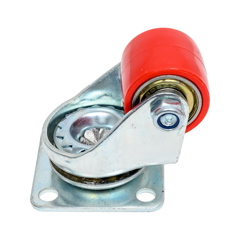 Изображение товара Колесо полиамид поворотное 27 мм красное MFK-TORG 1123027-RED