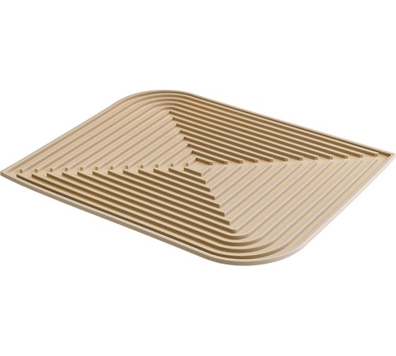 Изображение товара Коврик для сушки посуды Smart Solutions Dry Flex, 34,5x31,5 см, бежевый SS000088
