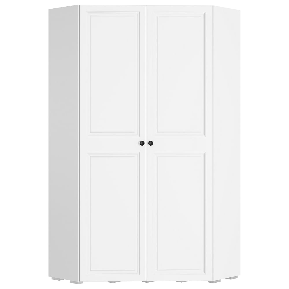 Изображение товара Угловой шкаф Арника Софт ШКУ-01 белый эмаль, габариты 2176х1104х1104 мм