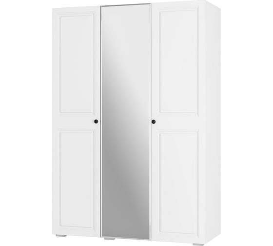 Изображение товара Шкаф трех створчатый Арника Софт ШК-06 Белый/Эмаль белая, F26 00-00143377