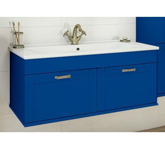 Изображение товара Навесная тумба Sanflor Ванесса 105 индиго С0002144