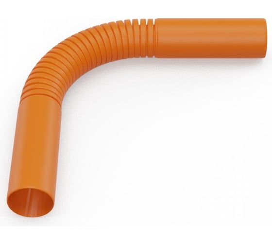 Изображение товара Поворот гибкий гофрированный Промрукав оранжевый d16 мм 50шт PR13.1211