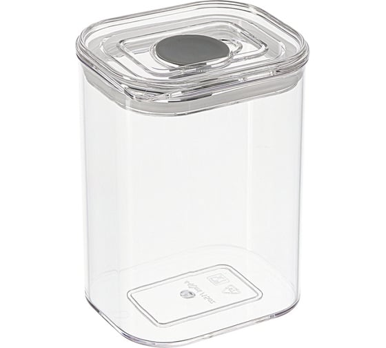 Изображение товара Контейнер для хранения герметичный с крышкой и клапаном Smart Solutions Keep in, 440 мл SS000079