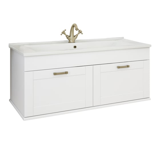 Изображение товара Навесная тумба Sanflor Ванесса 105 белая С0002143