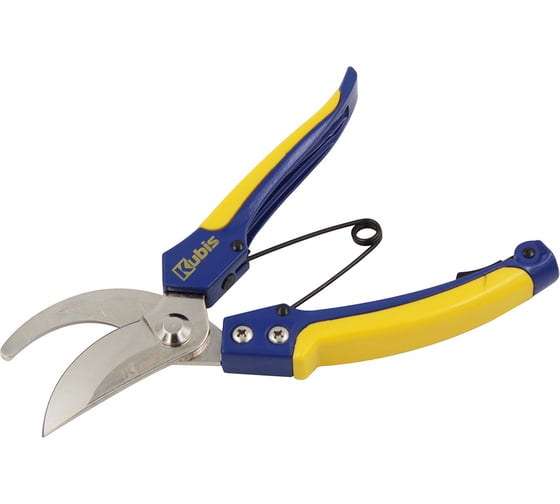 Изображение товара Секатор садовый KUBIS max 15 мм, лезвие Mn65, HRC 53-55, 200 мм 02-05-6002