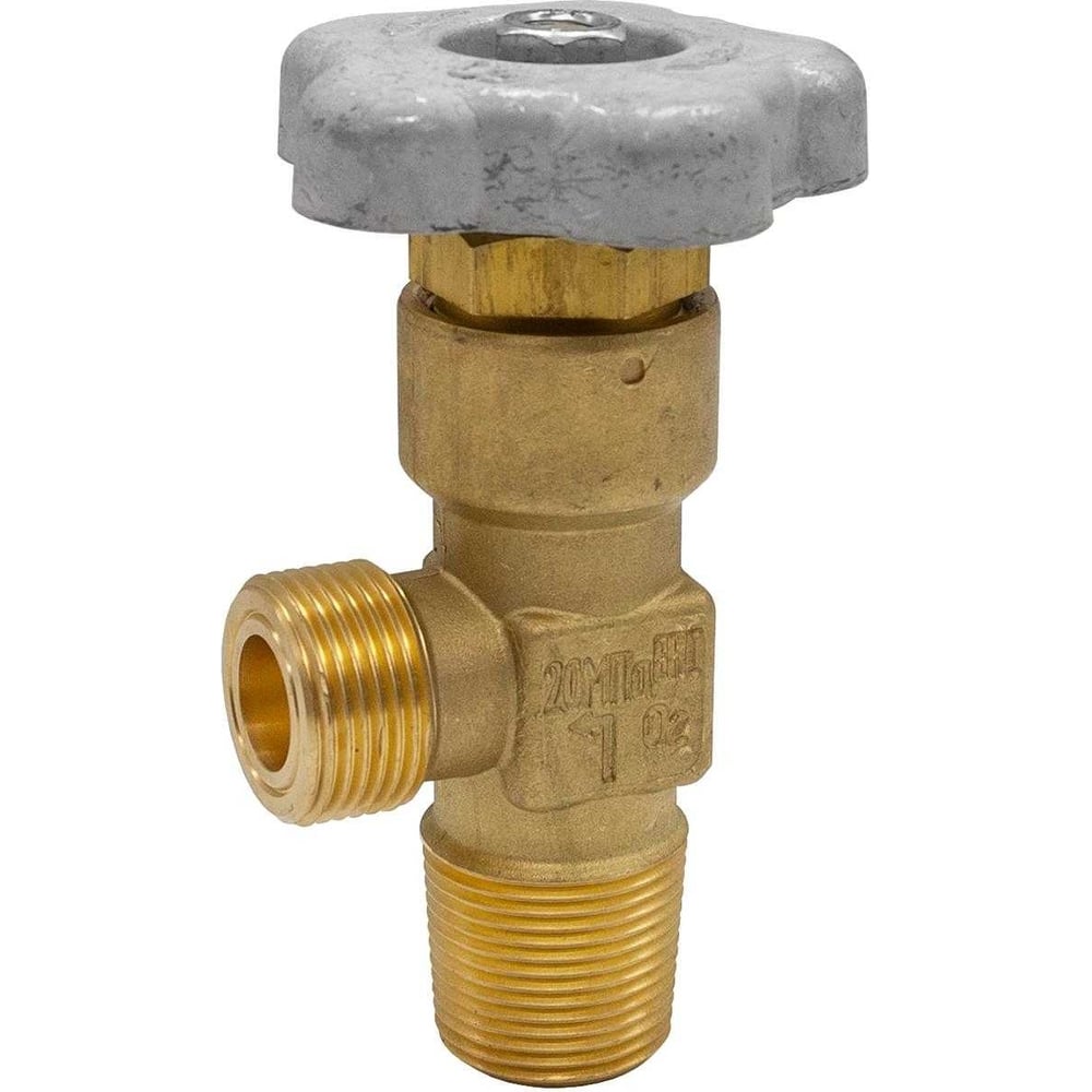 Изображение товара Мембранный вентиль MV-11 W27.8 G3/4 латунь газовый для кислорода и других газов от MEREM