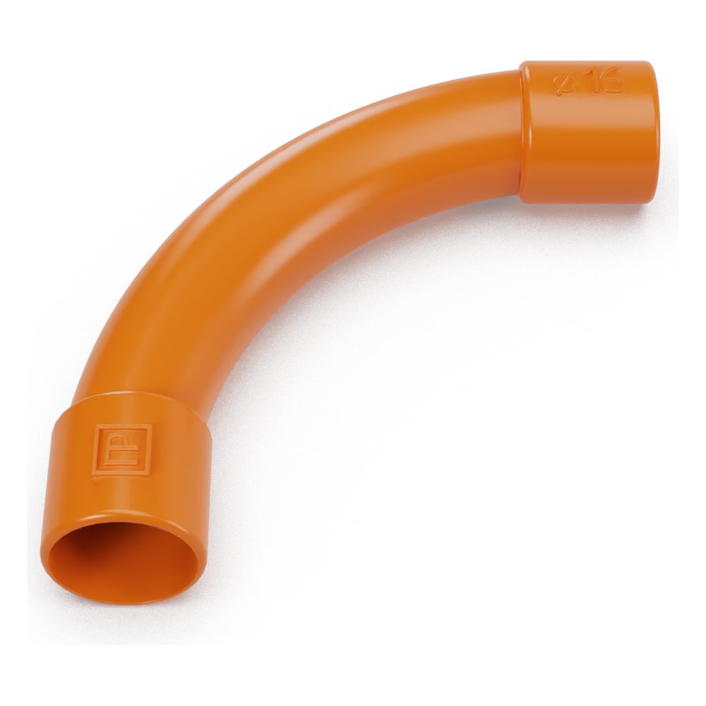 Изображение товара Соединитель угловой Промрукав оранжевый d16 мм 70шт PR13.1168