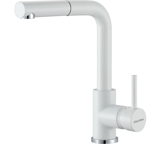 Изображение товара Смеситель для кухни Paulmark KASSEL, белый матовый,  Ka214311-WH