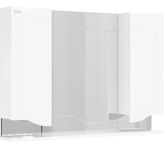 Изображение товара Шкаф-зеркало Onika Веронэлла 105 белый 210506