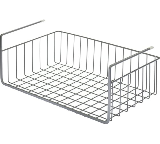 Изображение товара Корзина для хранения подвесная Smart Solutions Granli, 38,8x24,5x15 см, серая SS0000139