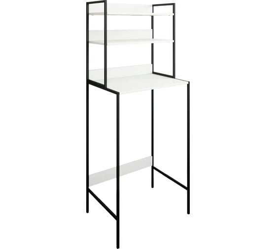 Изображение товара Стеллаж для хранения над стиральной машиной Sanflor ПП, черный муар 82613188