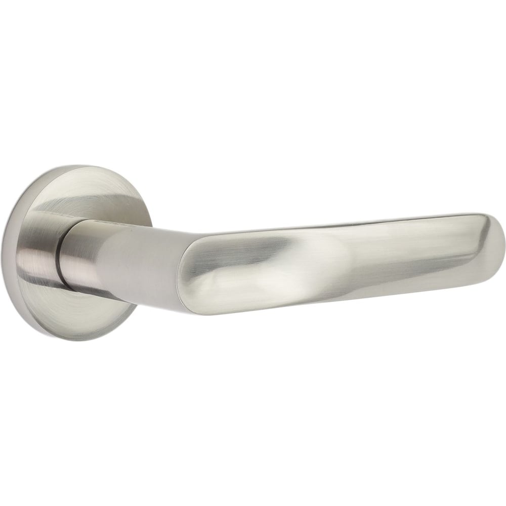 Изображение товара Комплект ручек Аллюр АРТ Доната SN 9380 матовый никель для межкомнатных дверей