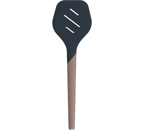 Изображение товара Лопатка с прорезями Smart Solutions SmartChef, 32 см, капучино-графит SS-ST-SLC-NL-GRPL